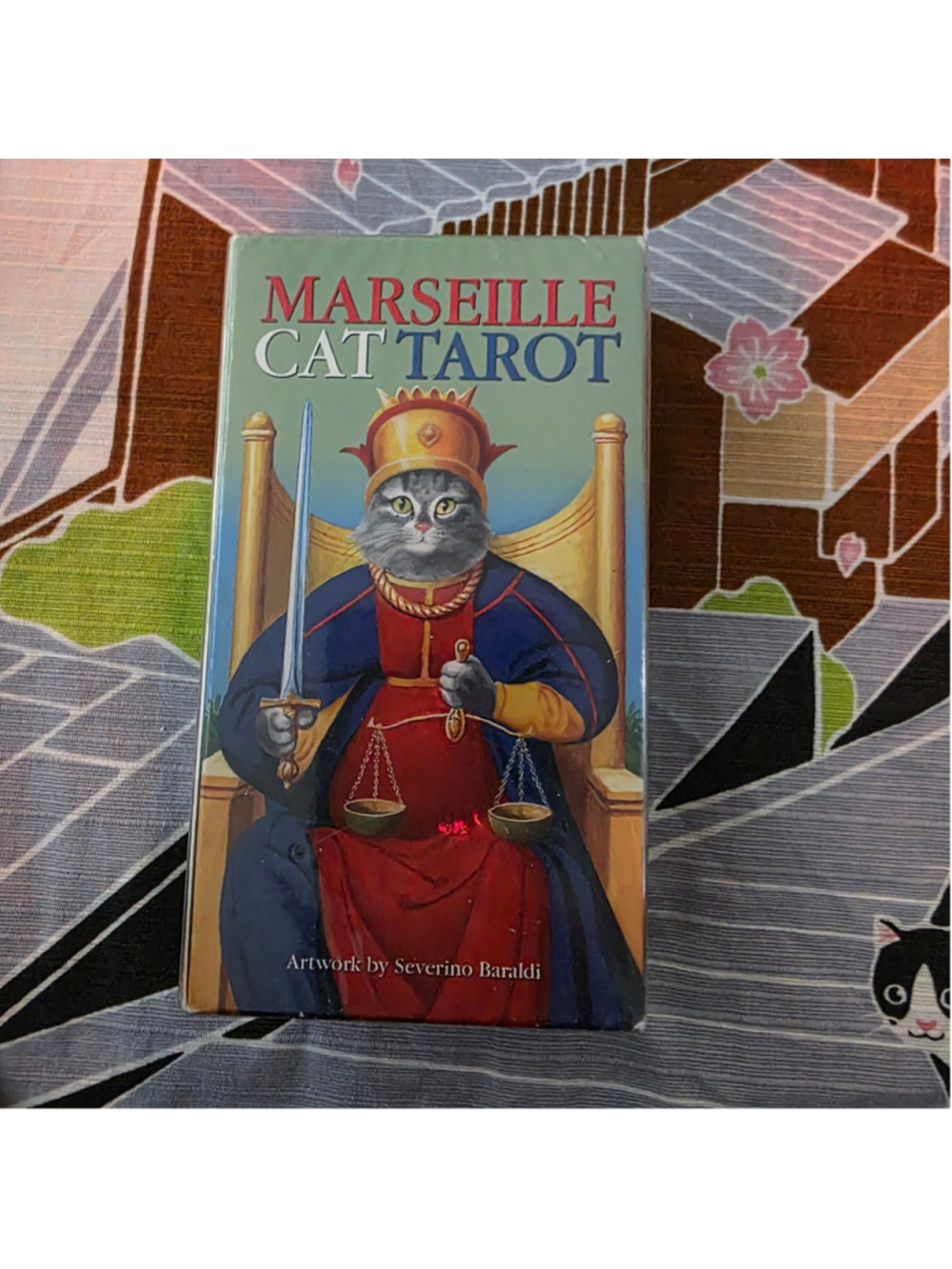 Marseille Cat Tarot Deck Lo Scarabeo Sealed Brand New Rare - Picture 7 of 10